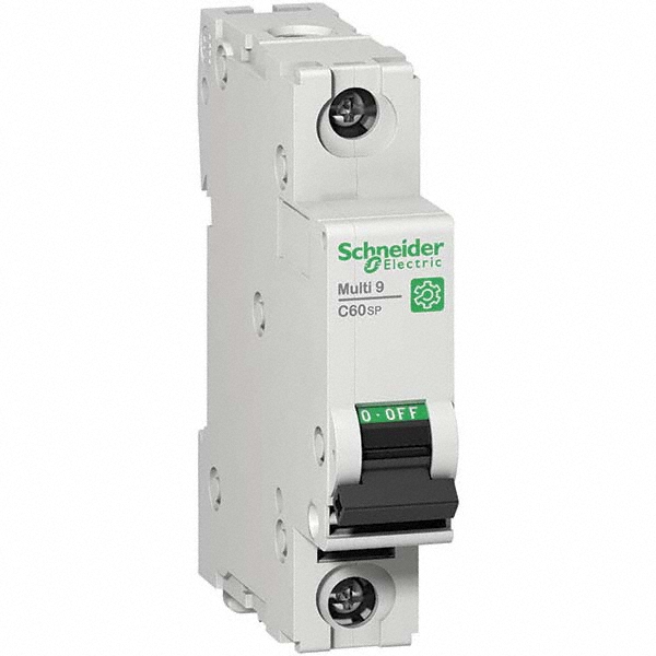 Schneider Electric 2 Amp, 277 Volt, 1 Pole, Clip Mount C60SP Circuit Breaker - Supplementary Protection - M9F23102