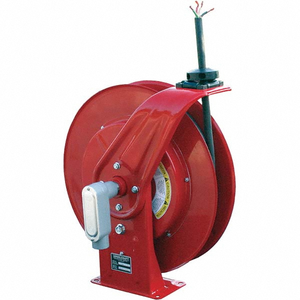 Conductix Cord & Cable Reel: 16 AWG, 50' Long, Bare End - 121160305011