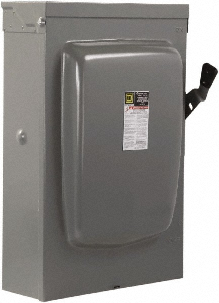 Square D Safety Switch: NEMA 1, 400 Amp, 240V, Fused - D325NT
