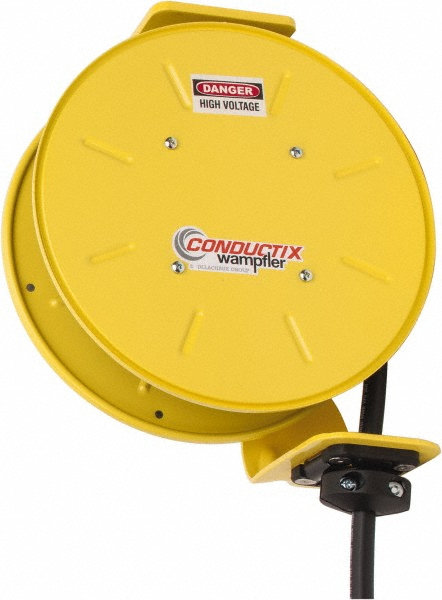 Conductix Cord & Cable Reel: 14 AWG, 30' Long, Bare End - 122140403011