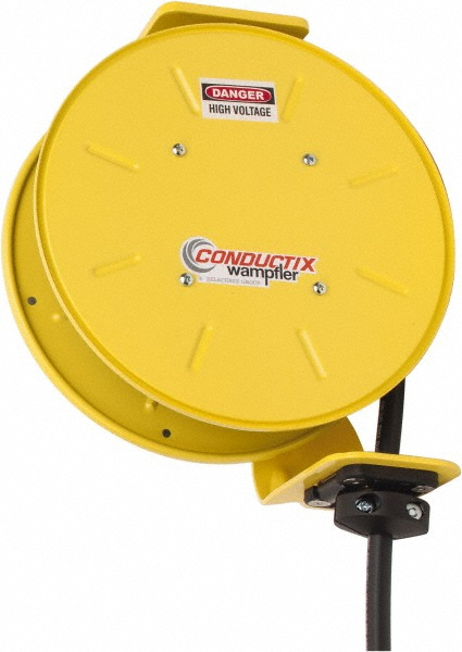 Conductix Cord & Cable Reel: 14 AWG, 30' Long, Bare End - 122140403011