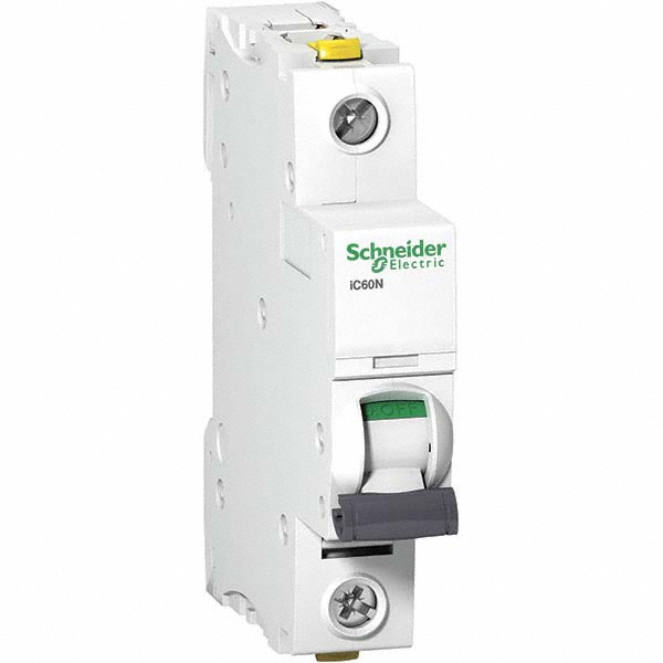 Schneider Electric 10 Amp, 250 VDC, 440 VAC, 1 Pole, DIN Rail Mounted Miniature Circuit Breaker - A9F04110