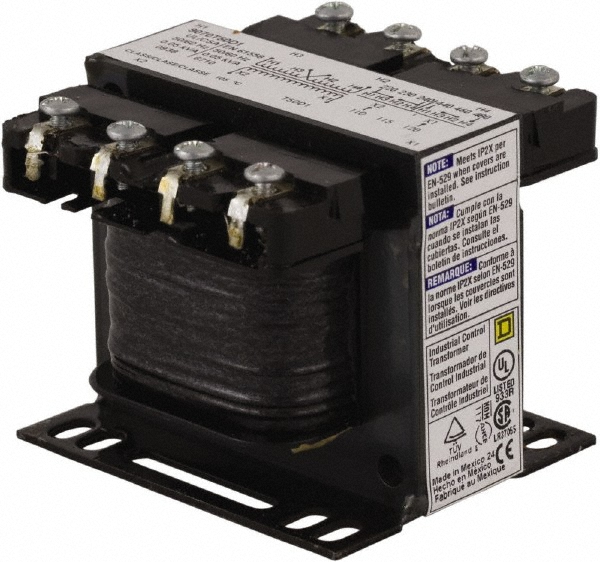 Square D 1 Phase, 50 VA, Control Transformer - 9070T50D4