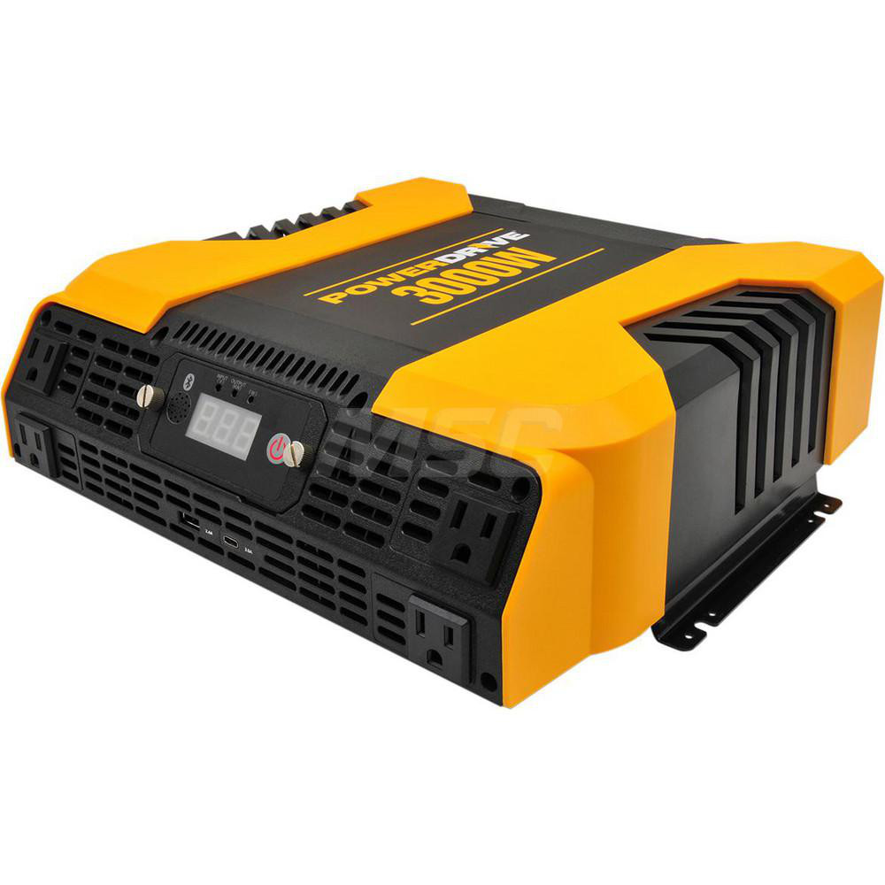 PowerDrive Automotive Power Inverter: 12.00 Input, 100 Output, 100 Peak Wattage, Plug-In - PWD100D