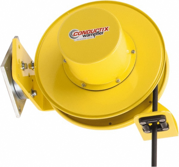 Conductix Cord & Cable Reel: 16 AWG, 40' Long, With Cable End - 142160404029