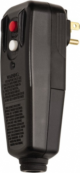 Woodhead Electrical 1 Outlet, 125 VAC, 15 Amp, Yellow, Single Outlet Adapter - 1712