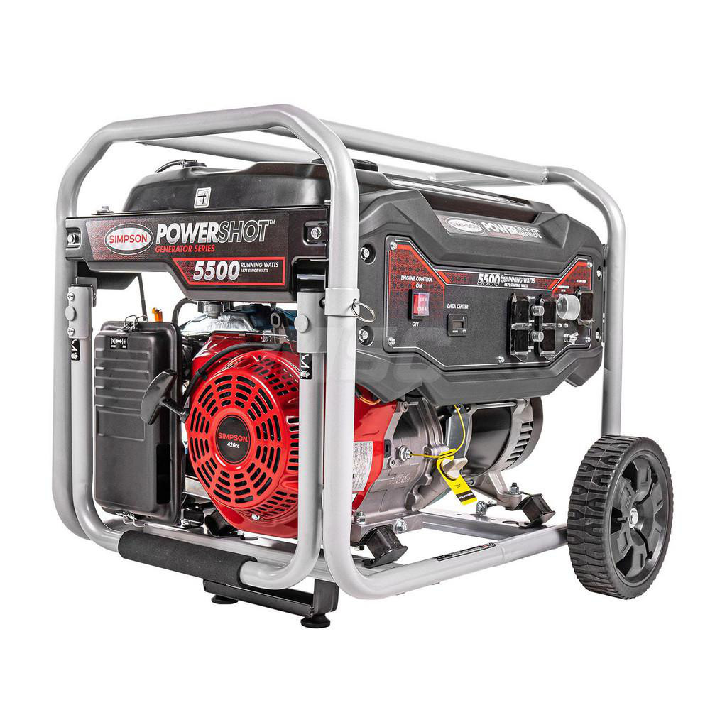 Winco Inc Portable Power Generator: Gasoline, Liquid Propane (LP) & Natural Gas, Electric & Pull - HPS9000E
