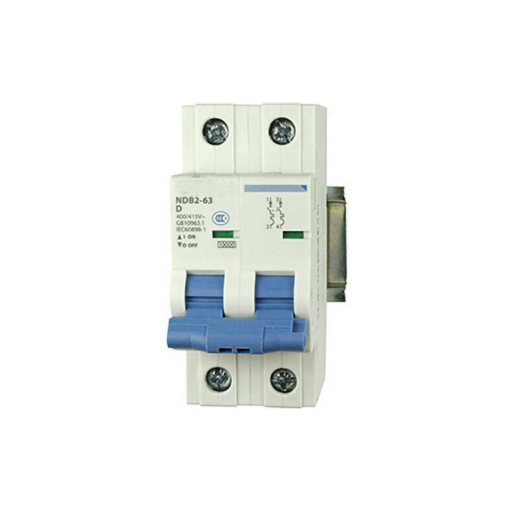 Nader Circuit Breakers; Circuit Breaker Type: C60SP - Supplementary Protection; Milliamperage (mA): 20000; 20; Number of Poles: 1; Breaking Capacity: 10 kA; Tripping Mechanism: Thermal-Magnetic; Terminal Connection Type: Screw; Mounting Type: DIN Rail Mount; Voltage: 240 VAC; 60 VDC - NDB2-63D20-1