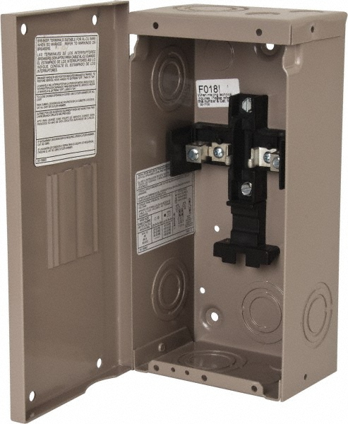 Eaton Cutler-Hammer 2 Circuits, 120/240 VAC, 40 Amp Main, 14 AWG, Flush, Indoor Main Lug Load Center - CH2L40FP