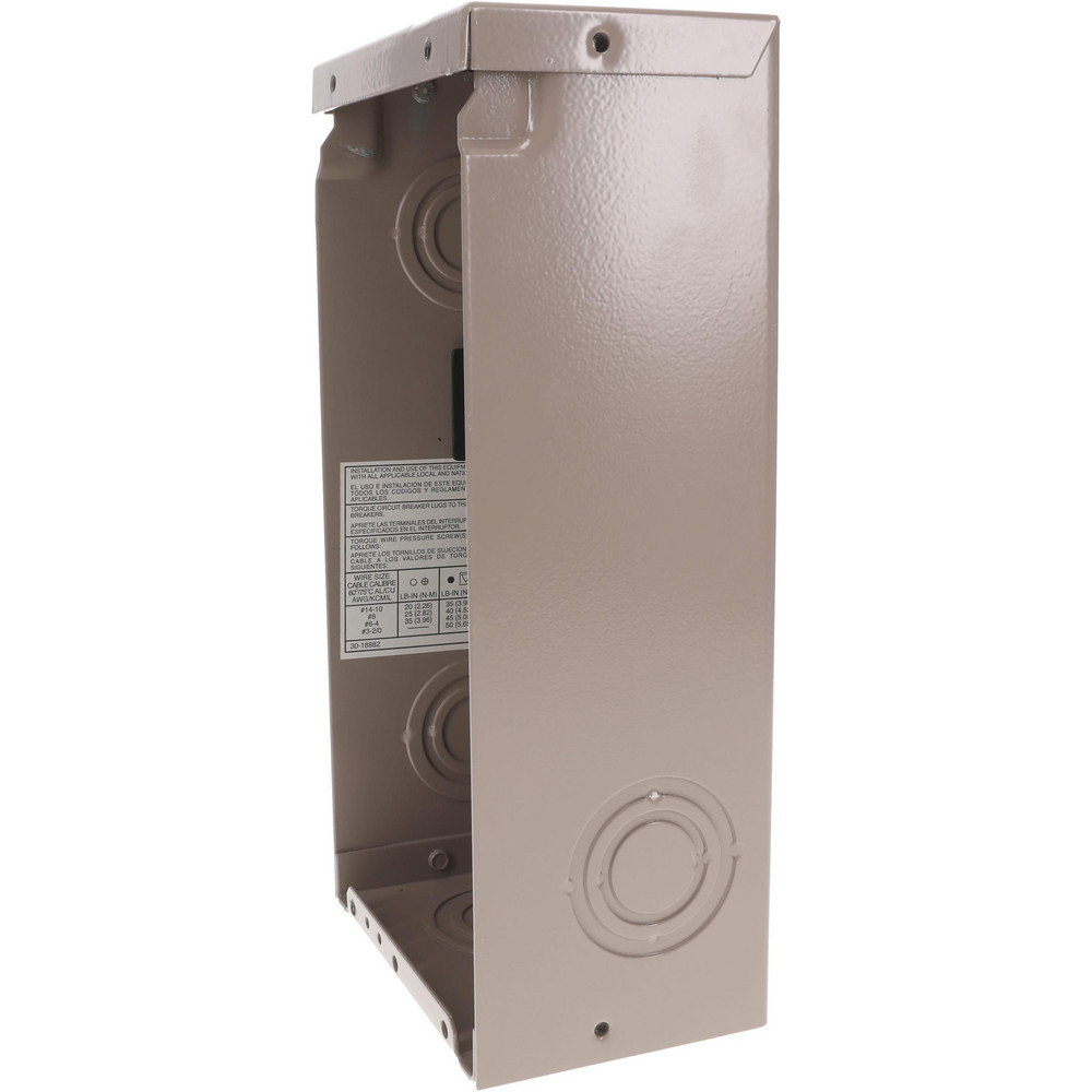 Eaton Cutler-Hammer 2 Circuits, 120/240 VAC, 40 Amp Main, 14 AWG, Flush, Indoor Main Lug Load Center - CH2L40FP