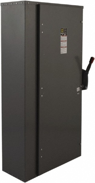 Square D Safety Switch: NEMA 12 & 3R, 800 Amp, 600VAC/VDC, Fused - H367AWK