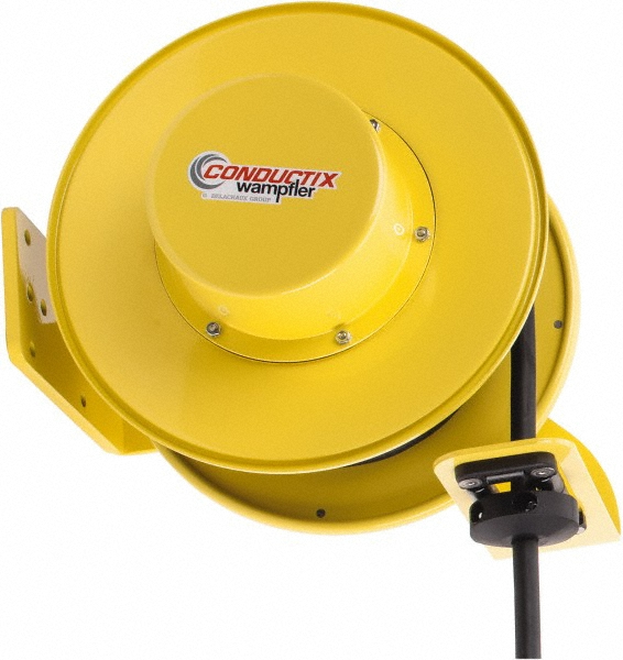 Conductix Cord & Cable Reel: 12 AWG, 40' Long, Bare End - 142120304011