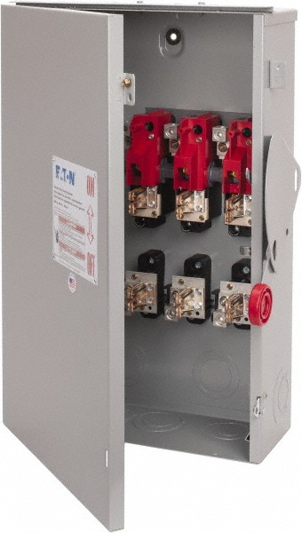 Eaton Cutler-Hammer Safety Switch: NEMA 3R, 200 Amp, 240VAC - DG324URK