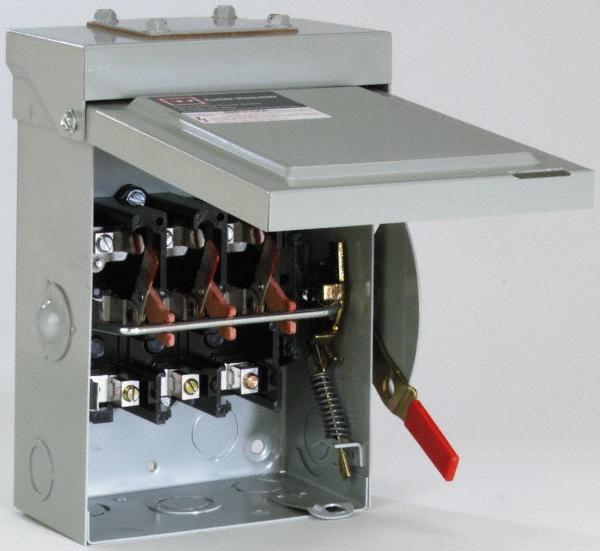 Eaton Cutler-Hammer Safety Switch: NEMA 3R, 200 Amp, 240VAC - DG324URK