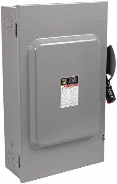 Eaton Cutler-Hammer Safety Switch: NEMA 3R, 200 Amp, 240VAC - DG324URK