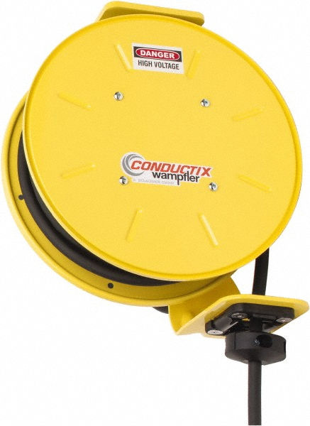 Conductix Cord & Cable Reel: 14 AWG, 40' Long, Bare End - 122140304011