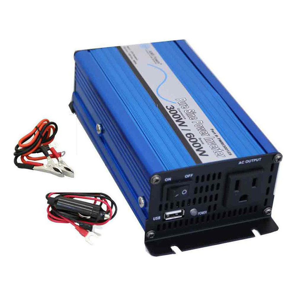 SnowJoe Designed as a portable inverter + charger works with the 24V iON+ System batteries (sold separately)Includes AC adapter chargerPortable power up to 300WEquipped with an AC outlet , USB-A + USB-C ports, and a 10 W wireless charging pad to charge personal electronicsOnboard 3W spotlight + 1W LED reading lights - 24V-300WI