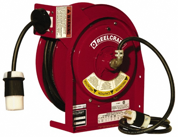 Conductix Cord & Cable Reel: 10 AWG, 20' Long, Bare End - 142100402011