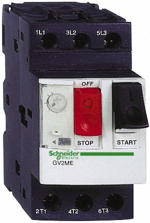 Schneider Electric 12 Amp, 1 Pole, Backplate, Clip, DIN Rail Mount Circuit Protector - GB2CB20