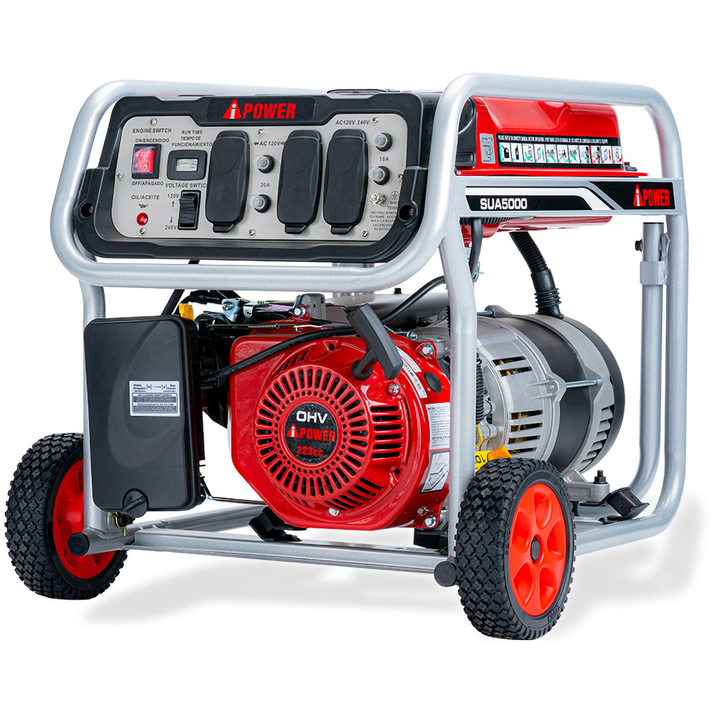 Generac Power Portable Power Generator: Diesel, Electric & Recoil - 6864