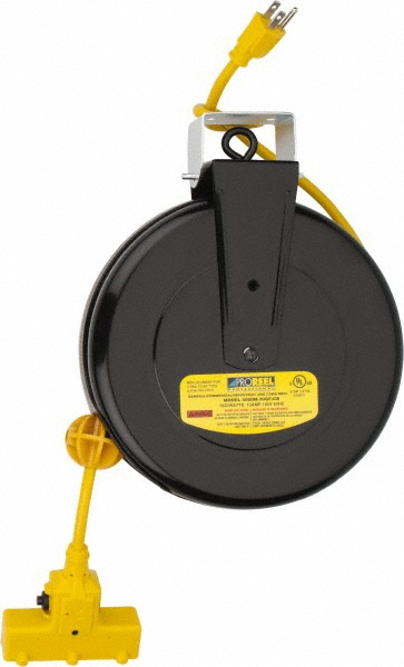 Conductix Cord & Cable Reel: 16 AWG, 35' Long, Outlet End - 121160303512