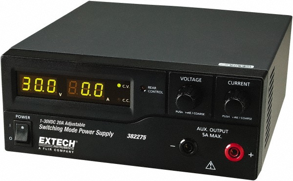 Sola/Hevi-Duty 100 Watt, 5 Amp, 264 VAC, 375 VDC Input, 5 to 6 VDC Output, DIN Rail Power Supply - SDP5-5-100T