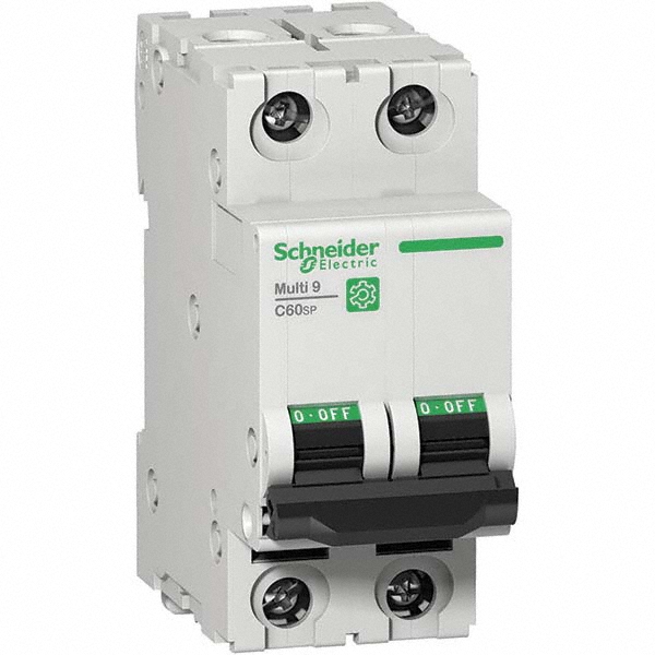 Schneider Electric 45 Amp, 480Y/277 Volt, 2 Pole, Clip Mount C60SP Circuit Breaker - Supplementary Protection - M9F21245