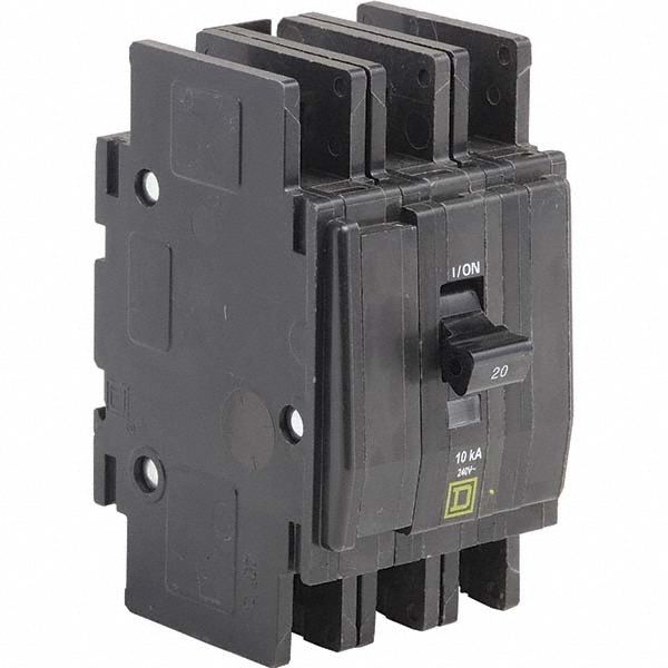 Square D 30 Amp, 240 VAC, 3 Pole, Panel Mount Miniature Circuit Breaker - QOU3305283
