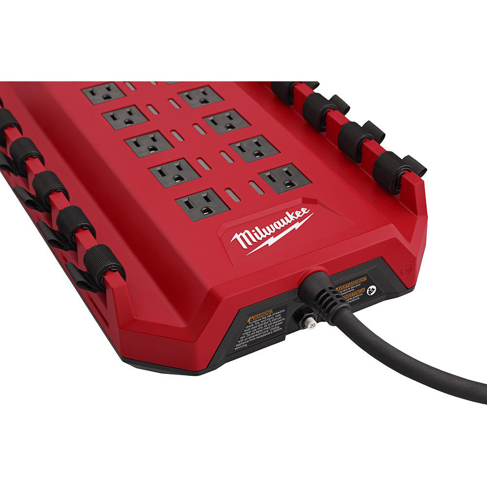 Milwaukee Tool Power Outlet Strips: Amperage: 20.0000; Voltage: 120 V - 3333-20A
