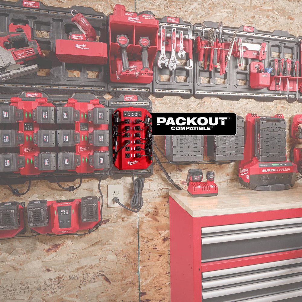 Milwaukee Tool Power Outlet Strips: Amperage: 20.0000; Voltage: 120 V - 3333-20A
