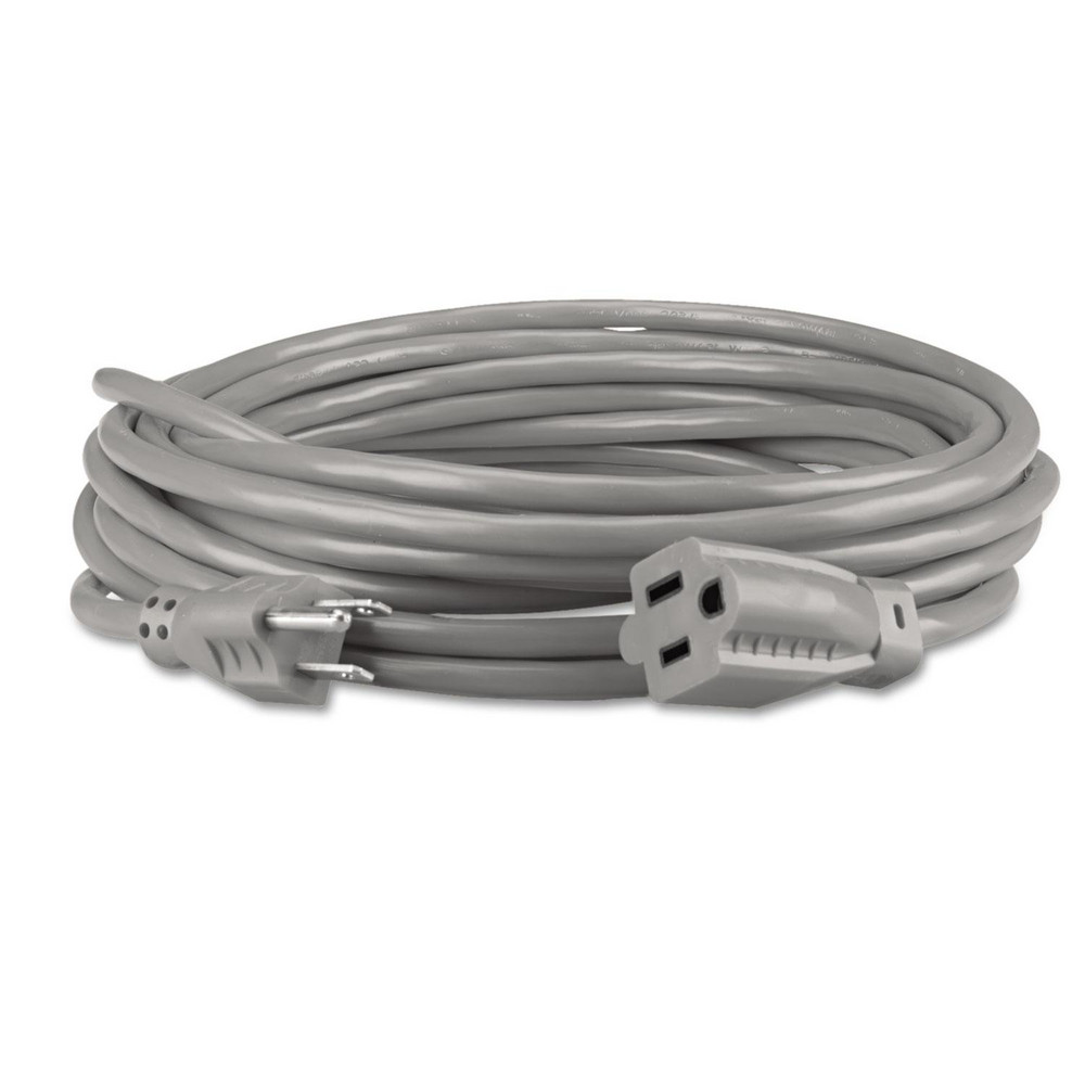 innovera 15', 14/2 Gauge/Conductors, Gray Indoor Extension Cord - IVR72215