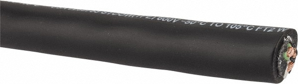 Southwire 12/2 Gauge/Conductors, Black Outdoor Replacement Cord, Priced as 1' Increments, Minimum Cut Length is 125', 250' Total Coil Length - 55043204