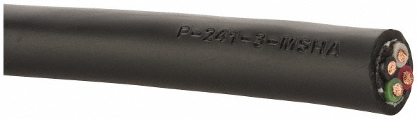 Southwire 12/2 Gauge/Conductors, Black Outdoor Replacement Cord, Priced as 1' Increments, Minimum Cut Length is 125', 250' Total Coil Length - 55043204