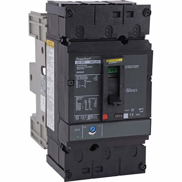 Square D 200 Amp, 480 VAC, 3 Pole, Unit Mount Molded Case Circuit Breaker - JDF36200SN