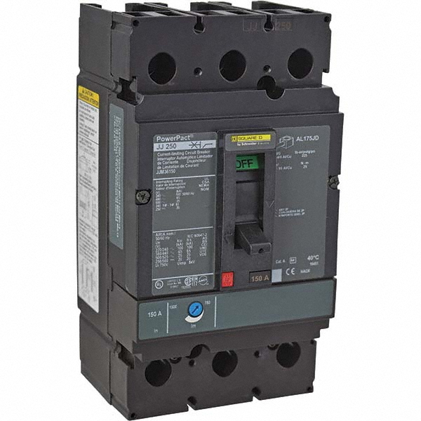 Square D 200 Amp, 480 VAC, 3 Pole, Unit Mount Molded Case Circuit Breaker - JDF36200SN