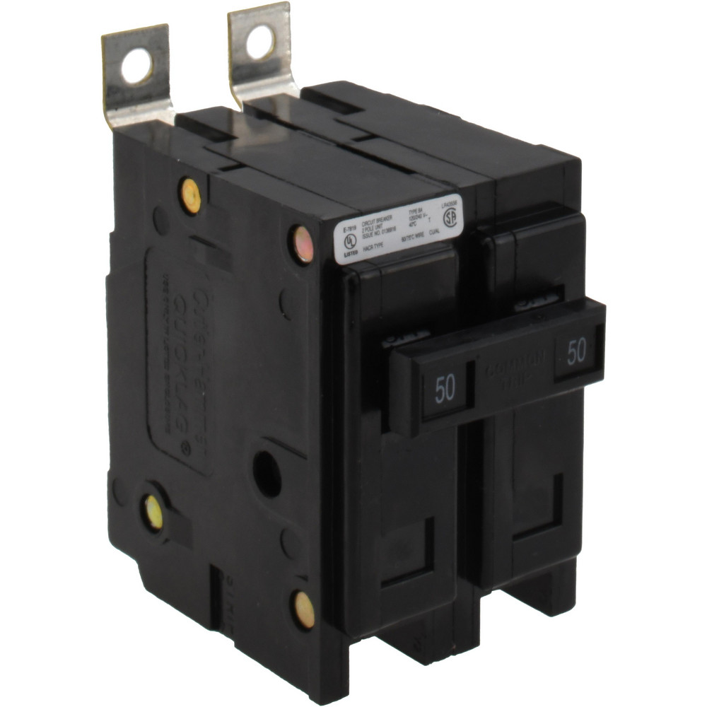 Square D 50 Amp, 240 VAC, 1 Pole, Panel Mount Miniature Circuit Breaker - QOU150