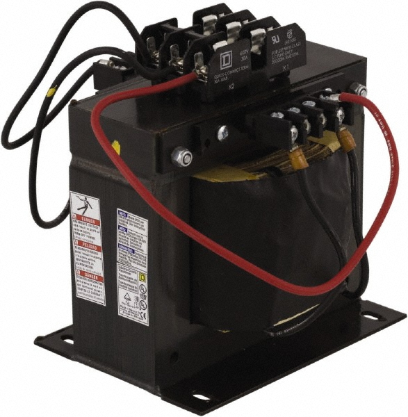 Square D 1,500 VA, Top Mount Fuse Block Control Transformer - 9070TF1500D33