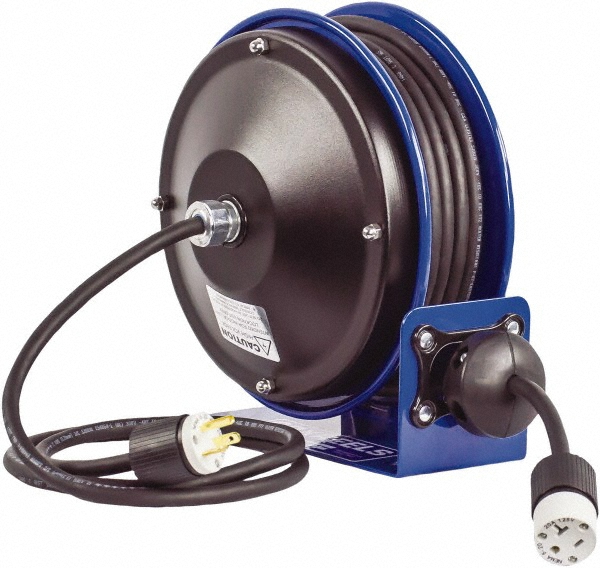 Conductix Cord & Cable Reel: 16 AWG, For 25' Long, Outlet End - 06714-143-0-QB