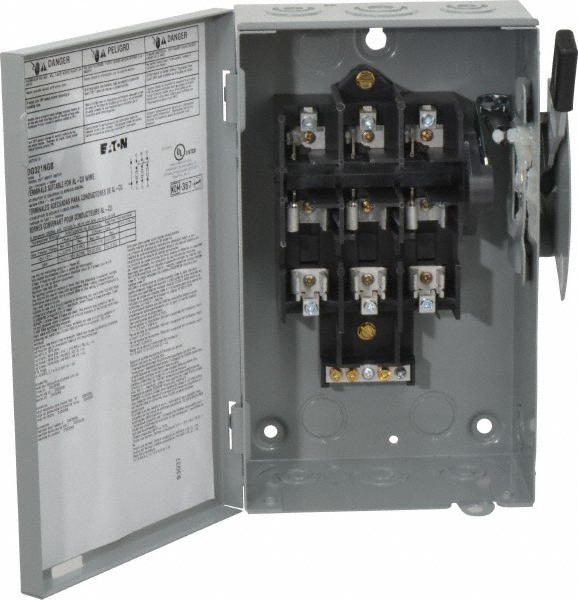 Square D Safety Switch: NEMA 12, 3, 3R, 4, 4X & 5, 60 Amp - HU362DSWA
