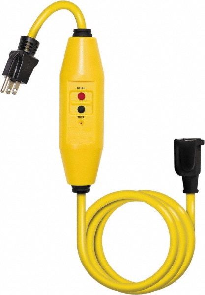 Tower Right Angle GFCI Cord Set: 0.7' Cord, 15A, 125V - 30326806-08