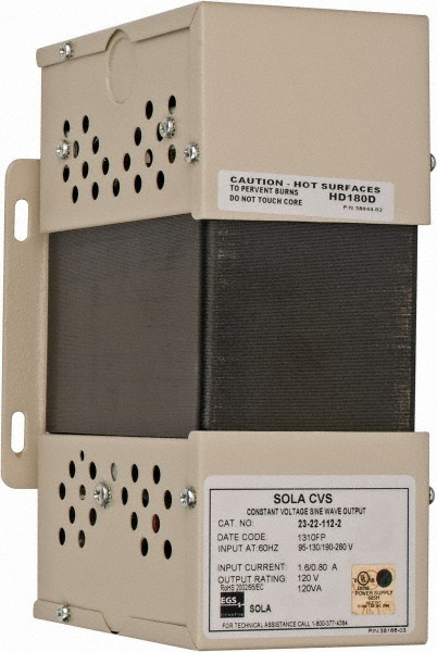 Sola/Hevi-Duty 120 Volt Max Input, 30 VA, Hardwired Power Conditioner - 23-13-030-2