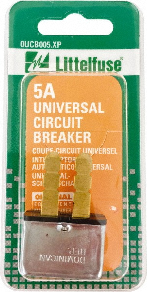 Value Collection Circuit Breakers; Circuit Breaker Type: Type I Circuit Breaker; Milliamperage (mA): 10 A; 10; Terminal Connection Type: Stud; Overall Height: 1.3370 in; Overall Height (Inch): 1.3370 in; Overall Width (Decimal Inch): 0.7800; Overall Width (mm): 0.7800 in; Reset Actuator Type: Automatic - BDC464030