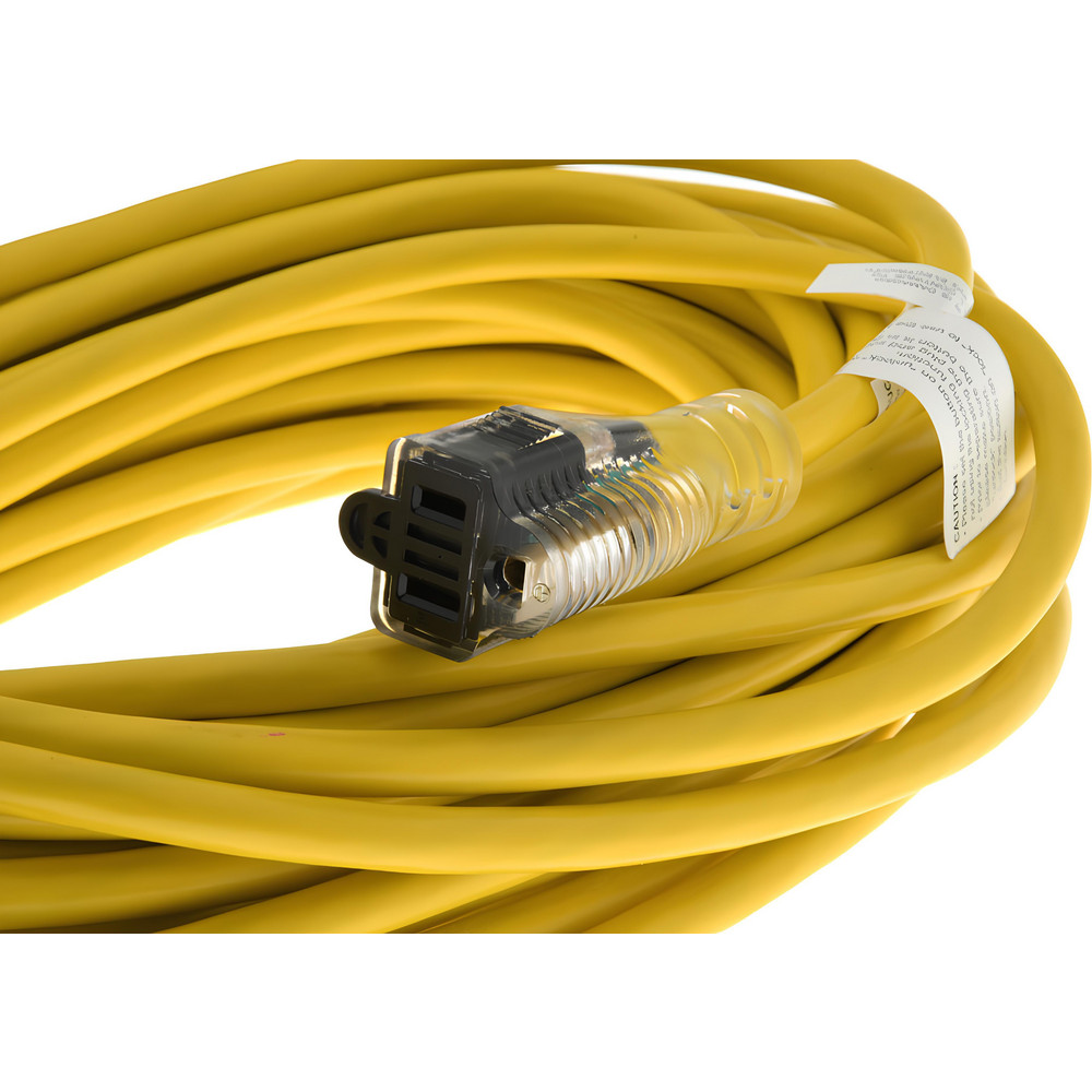 Value Collection 50', 14/3 Gauge/Conductors, Yellow Outdoor Extension Cord - ECPL 511730