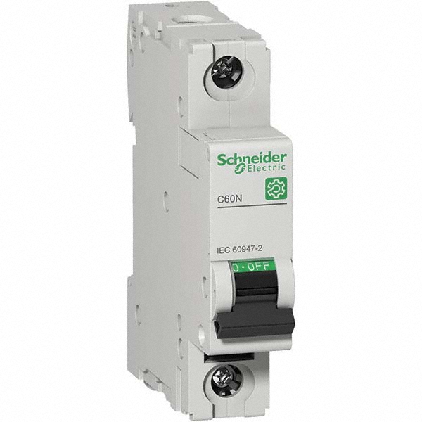 Schneider Electric 63 Amp, 277 V, 1 Pole, DIN Rail Mount Miniature Circuit Breaker - MG24440