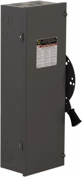 Square D Safety Switch: NEMA 12, 3, 3R, 4, 4X & 5, 100 Amp, Fused - H363DSWA