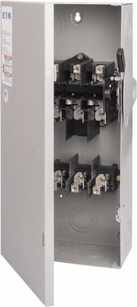 Square D Safety Switch: NEMA 12, 3, 3R, 4, 4X & 5, 100 Amp, Fused - H363DSWA