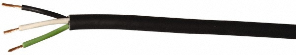 Southwire 14/3 Gauge/Conductors, Black Outdoor Replacement Cord,Priced as 1' Increments, Minimum Cut Length is 125', 250' Total Coil Length - 55039803