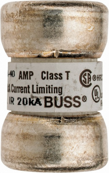 Cooper Bussmann General Purpose Fuse: Fast-Acting, T, 40.00 A - JJN-40