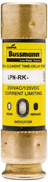 Cooper Bussmann General Purpose Fuse: Time Delay, RK1, 35.00 A - LPN-RK-35SPI