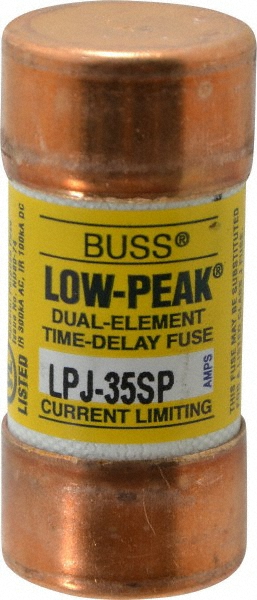Cooper Bussmann General Purpose Fuse: Time Delay, RK1, 35.00 A - LPN-RK-35SPI